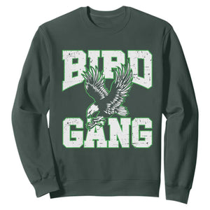 Bird Gang Sweatshirt Vintage 90s Style Classic EF Fly TS10 Dark Forest Green Print Your Wear