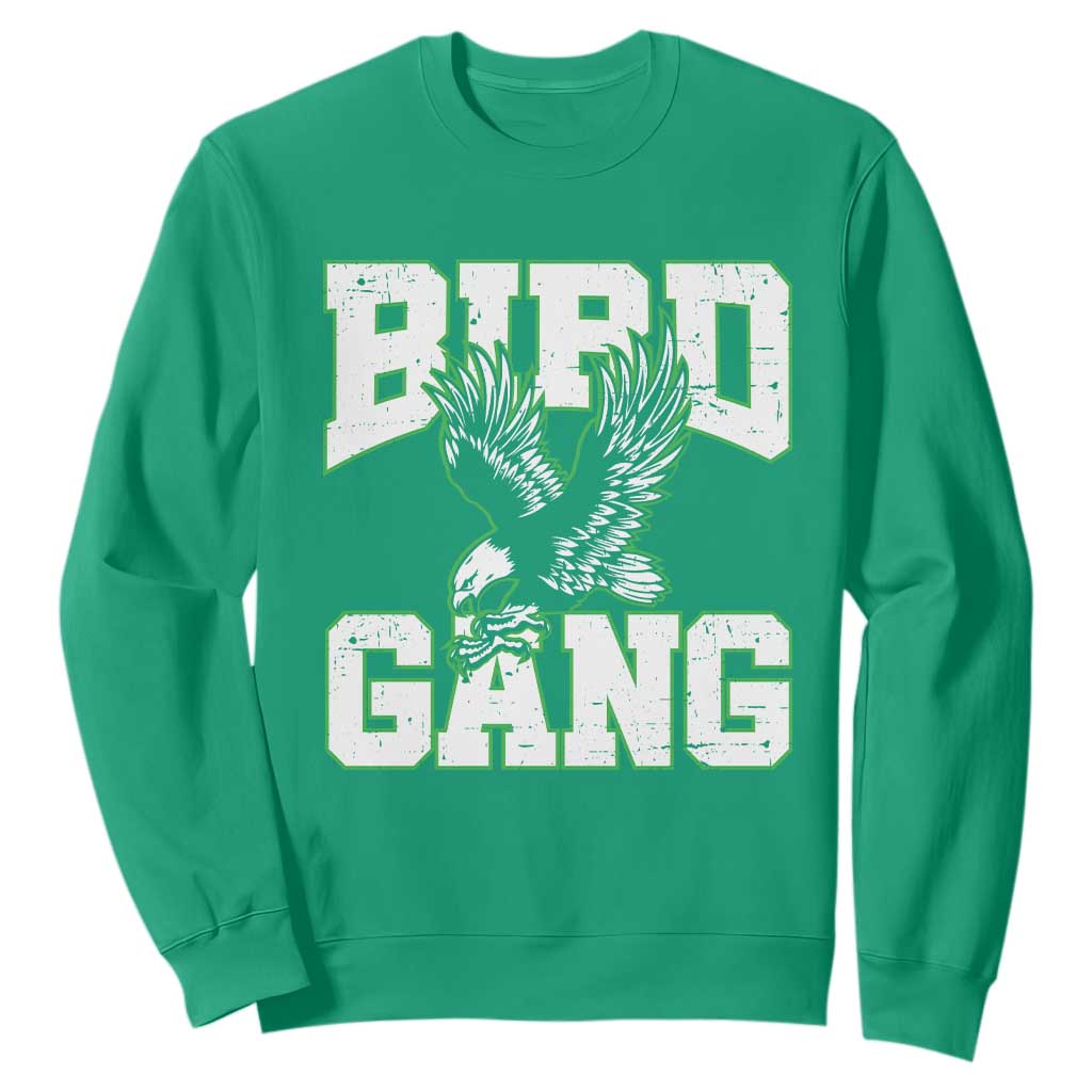 Bird Gang Sweatshirt Vintage 90s Style Classic EF Fly TS10 Irish Green Print Your Wear