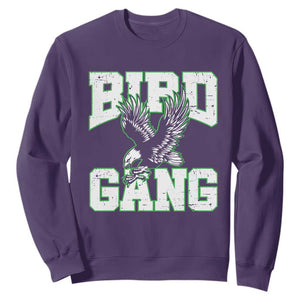 Bird Gang Sweatshirt Vintage 90s Style Classic EF Fly TS10 Purple Print Your Wear