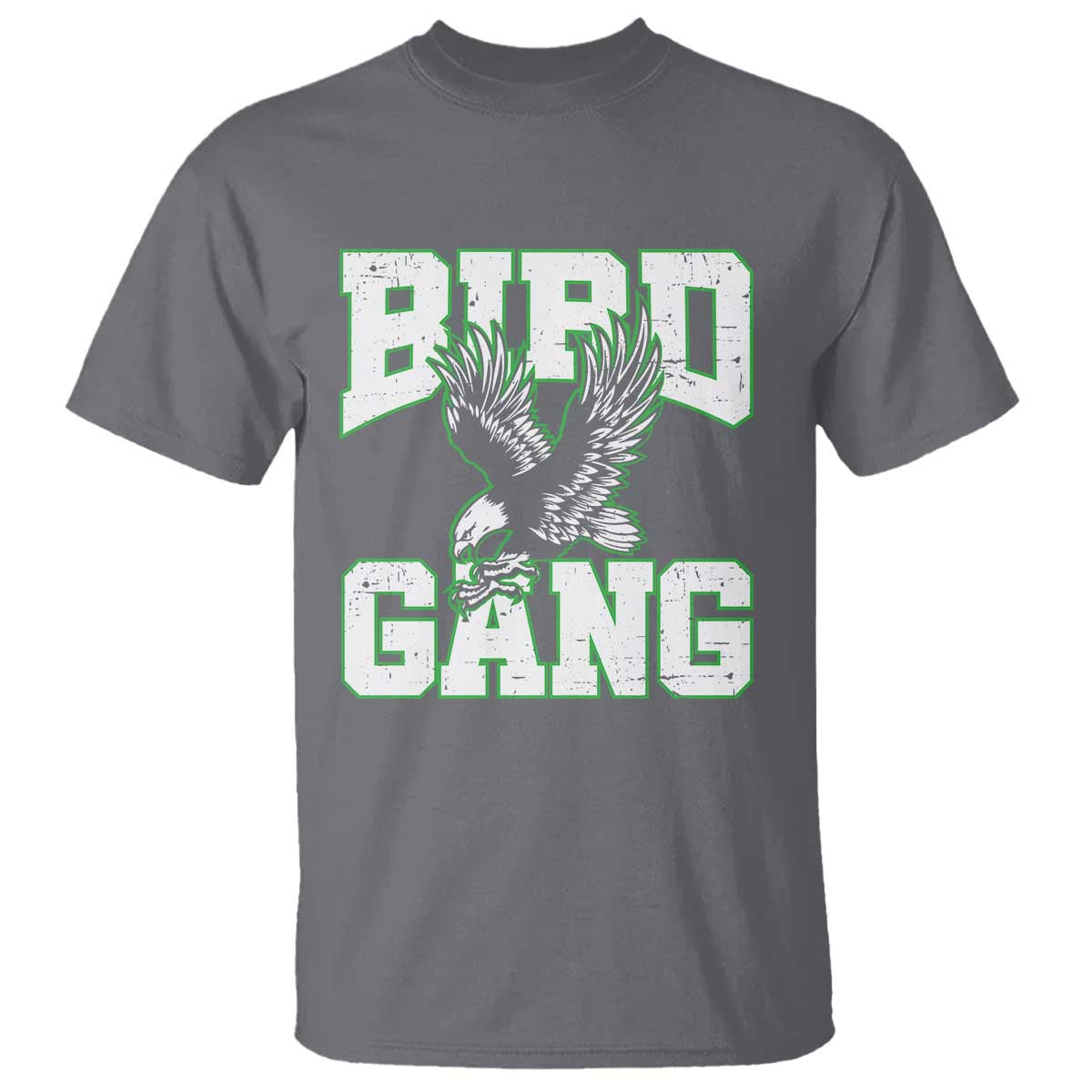 Bird Gang T Shirt Vintage 90s Style Classic EF Fly TS10 Charcoal Print Your Wear