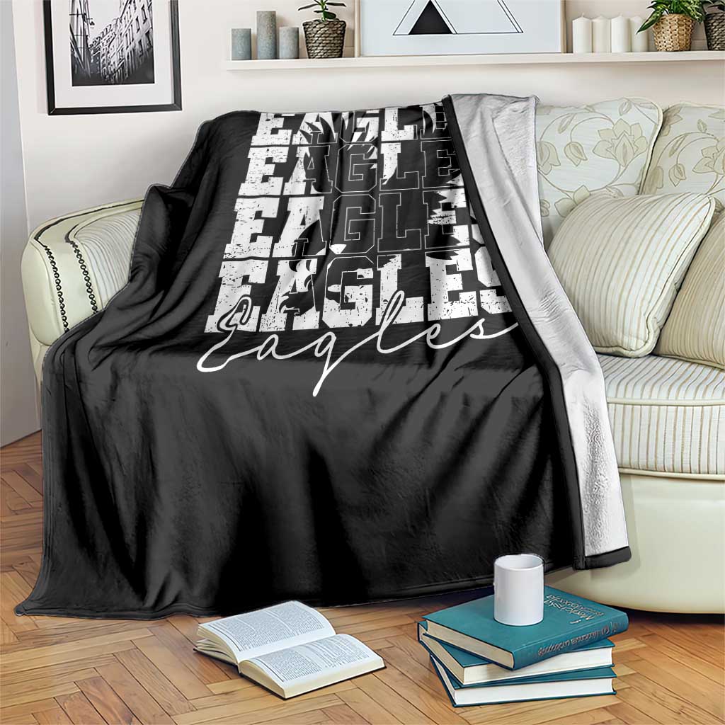 Vintage EF Bird Inspirational Throw Blanket 90s Style Classic PFE Fly TS10 Print Your Wear