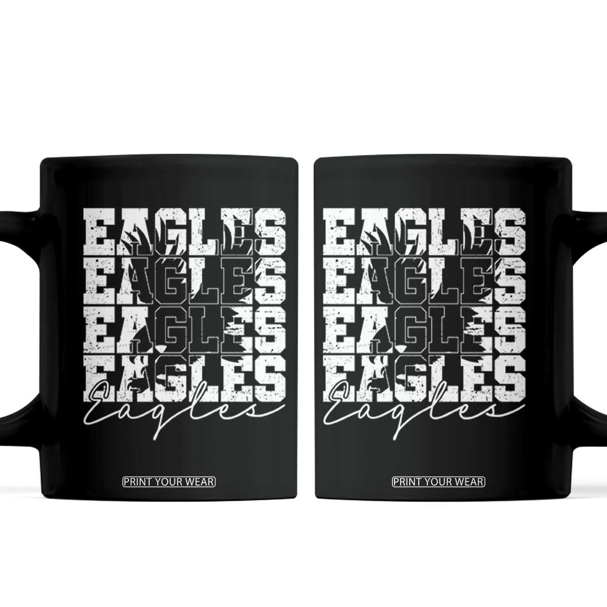 Vintage EF Bird Inspirational Coffee Mug 90s Style Classic PFE Fly TS10 Black Print Your Wear