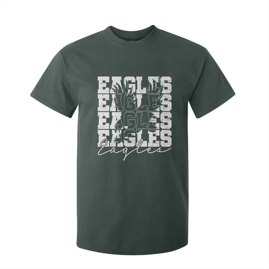 Vintage EF Bird Inspirational T Shirt For Kid 90s Style Classic PFE Fly TS10 Dark Forest Green Print Your Wear