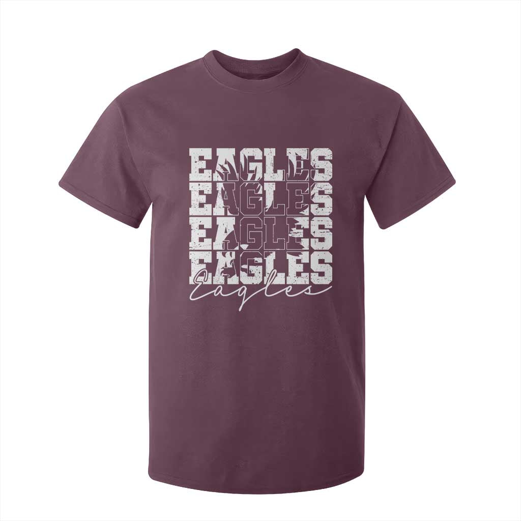 Vintage EF Bird Inspirational T Shirt For Kid 90s Style Classic PFE Fly TS10 Maroon Print Your Wear