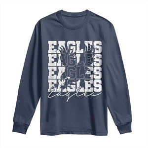 Vintage EF Bird Inspirational Long Sleeve Shirt 90s Style Classic PFE Fly TS10 Navy Print Your Wear