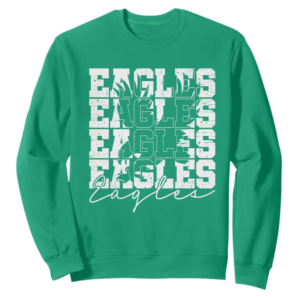 Vintage EF Bird Inspirational Sweatshirt 90s Style Classic PFE Fly TS10 Irish Green Print Your Wear