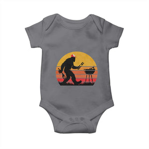 Bigfoot BBQ Baby Onesie Funny Barbecue Sasquatch Lovers Dad Grill Gift TS10 Charcoal Print Your Wear