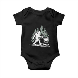 Bigfoot BBQ Baby Onesie Funny Sasquatch Barbecue Dad Grill Gift TS10 Black Print Your Wear