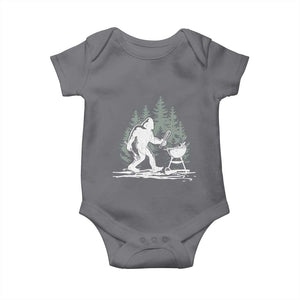 Bigfoot BBQ Baby Onesie Funny Sasquatch Barbecue Dad Grill Gift TS10 Charcoal Print Your Wear