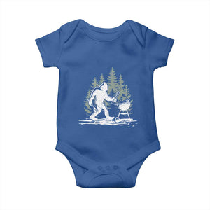 Bigfoot BBQ Baby Onesie Funny Sasquatch Barbecue Dad Grill Gift TS10 Royal Blue Print Your Wear