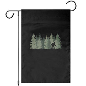 Bigfoot In The Forest Sasquatch Yeti Garden Flag TS10 Black Print Your Wear