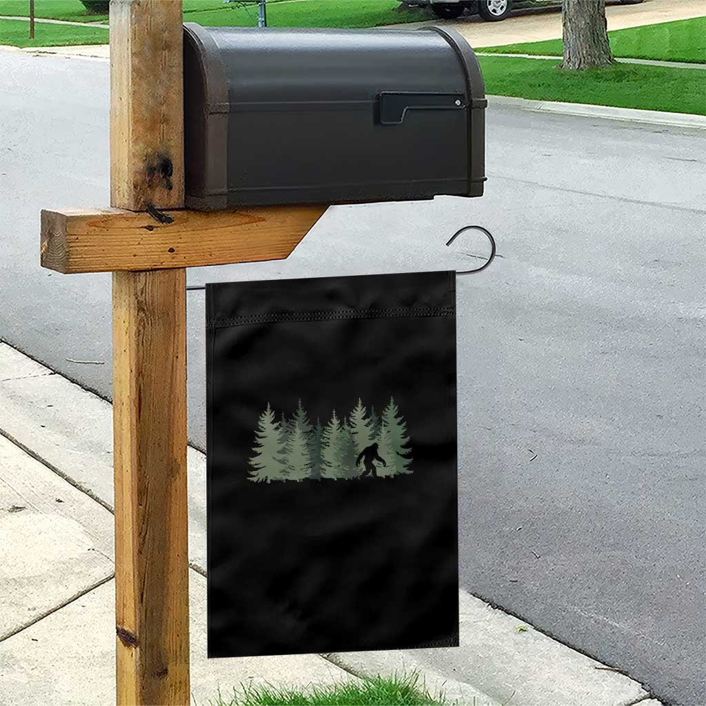 Bigfoot In The Forest Sasquatch Yeti Garden Flag TS10 Print Your Wear