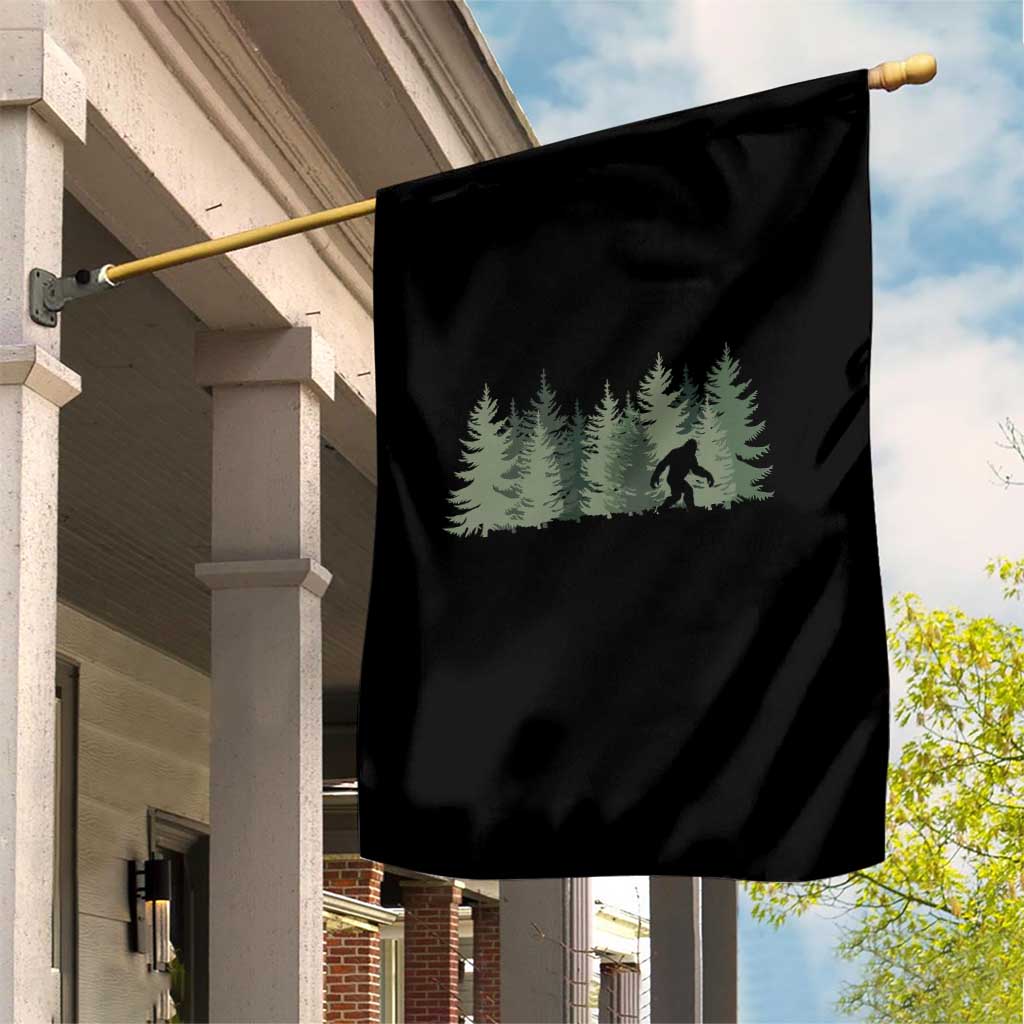 Bigfoot In The Forest Sasquatch Yeti Garden Flag TS10 Print Your Wear