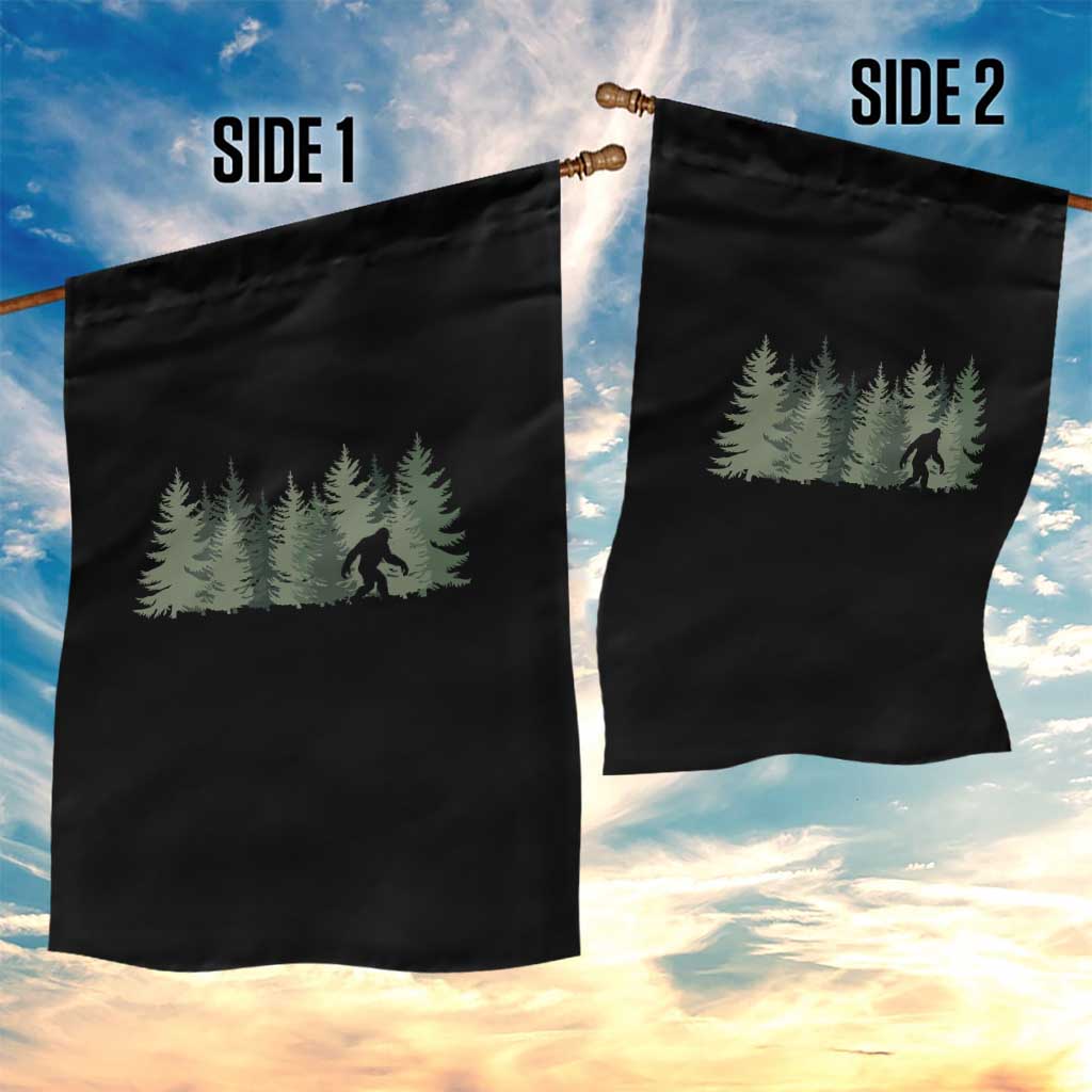 Bigfoot In The Forest Sasquatch Yeti Garden Flag TS10 Print Your Wear