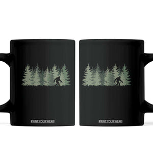Bigfoot In The Forest Sasquatch Yeti Coffee Mug TS10 Black Print Your Wear