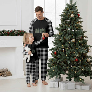 Bigfoot In The Forest Sasquatch Yeti Plaid Pajama Set TS10 White Plaid Print Your Wear