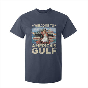 America's Gulf Mexico T Shirt For Kid Presdent Trump Pirate TS10 Navy Print Your Wear