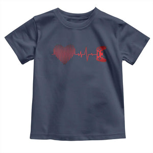 Valentine Gamer Toddler T Shirt Heartbeat Video Games Gaming Boys TS10 Navy Print Your Wear