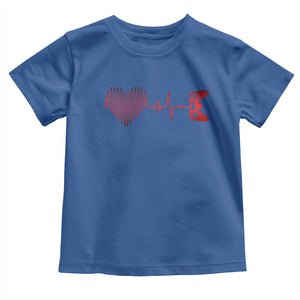 Valentine Gamer Toddler T Shirt Heartbeat Video Games Gaming Boys TS10 Royal Blue Print Your Wear