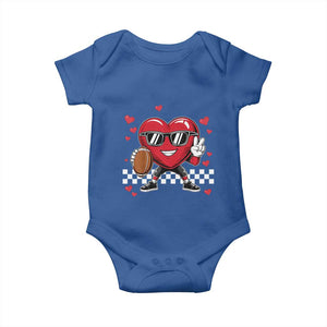 Funny Valentines Day Gamer Baby Onesie Gamer Heartbeat Video Games Gaming TS10 Royal Blue Print Your Wear