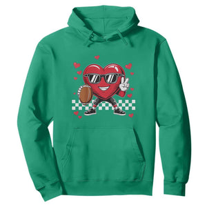 Funny Valentines Day Gamer Hoodie Gamer Heartbeat Video Games Gaming TS10 Irish Green Print Your Wear