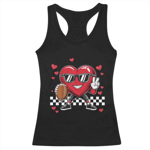 Funny Valentines Day Gamer Racerback Tank Top Gamer Heartbeat Video Games Gaming TS10 Black Print Your Wear