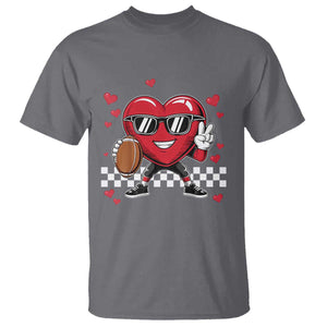 Funny Valentines Day Gamer T Shirt Gamer Heartbeat Video Games Gaming TS10 Charcoal Print Your Wear