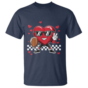 Funny Valentines Day Gamer T Shirt Gamer Heartbeat Video Games Gaming TS10 Navy Print Your Wear