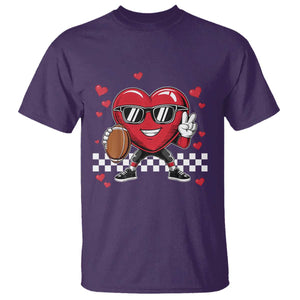 Funny Valentines Day Gamer T Shirt Gamer Heartbeat Video Games Gaming TS10 Purple Print Your Wear