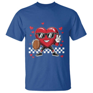 Funny Valentines Day Gamer T Shirt Gamer Heartbeat Video Games Gaming TS10 Royal Blue Print Your Wear