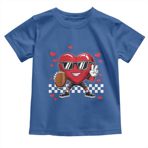 Funny Valentines Day Gamer Toddler T Shirt Gamer Heartbeat Video Games Gaming TS10 Royal Blue Print Your Wear