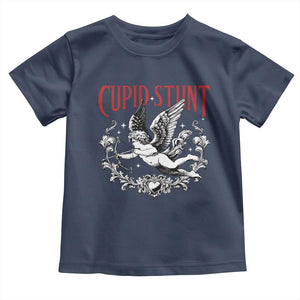 Valentines Party Retro Cupid Stunt Toddler T Shirt TS10 Navy Print Your Wear