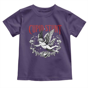 Valentines Party Retro Cupid Stunt Toddler T Shirt TS10 Purple Print Your Wear