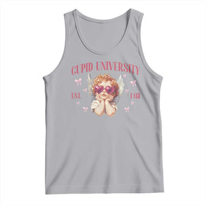 Cupid University Tank Top Cute Valentines Day Funny College TS10 Athletic Heather Print Your Wear
