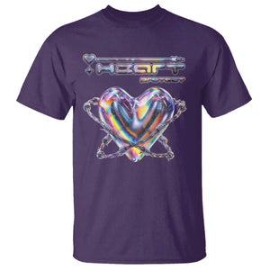 Funny Anti Valentines Day T Shirt Heart Protect Anti Love Single Day TS10 Purple Print Your Wear