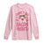 Valentines Party Long Sleeve Shirt Don't Go Bacon My Heart Funny Couple TS10 Light Pink Print Your Wear