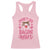 Valentines Party Racerback Tank Top Don't Go Bacon My Heart Funny Couple TS10 Light Pink Print Your Wear