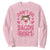 Valentines Party Sweatshirt Don't Go Bacon My Heart Funny Couple TS10 Light Pink Print Your Wear