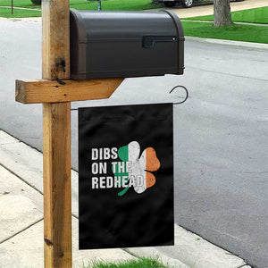Dibs On The Redhead Garden Flag Funny Irish St Patricks Day Shamrock TS10 Print Your Wear