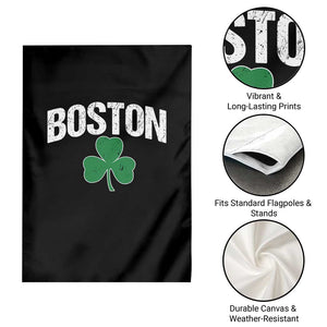 Boston Garden Flag St Patricks Day Irish Green Shamrock Massachusetts TS10 Print Your Wear