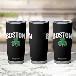Boston Tumbler Cup St Patricks Day Irish Green Shamrock Massachusetts TS10 Print Your Wear