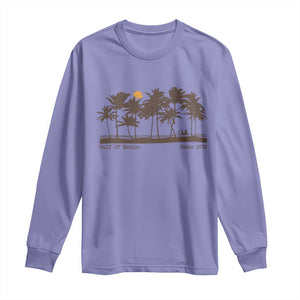 Gulf of Mexico Long Sleeve Shirt Since 1672 Vintage 70s Retro Vintage TS10 Violet Print Your Wear