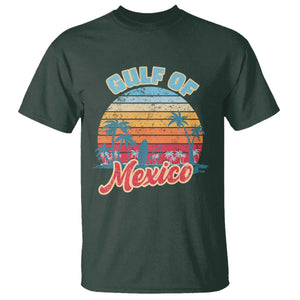 Gulf of Mexico T Shirt Retro Vintage Beach TS10 Dark Forest Green Print Your Wear