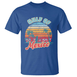 Gulf of Mexico T Shirt Retro Vintage Beach TS10 Royal Blue Print Your Wear