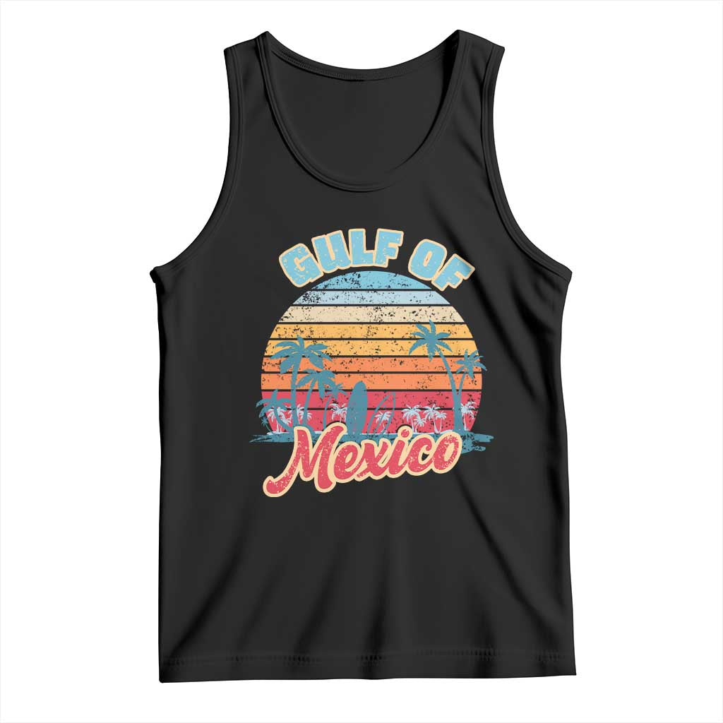 Gulf of Mexico Tank Top Retro Vintage Beach TS10 Black Print Your Wear