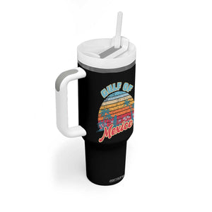 Gulf of Mexico Tumbler With Handle Retro Vintage Beach TS10 Print Your Wear