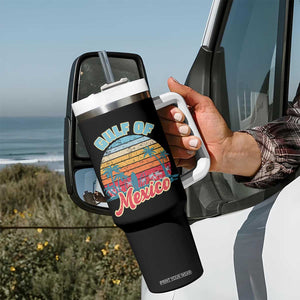 Gulf of Mexico Tumbler With Handle Retro Vintage Beach TS10 Print Your Wear