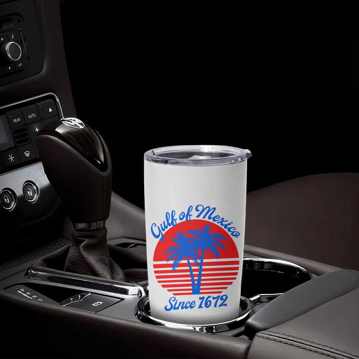 Gulf of Mexico Tumbler Cup Since 1672 Retro Vintage 70s TS10 Print Your Wear