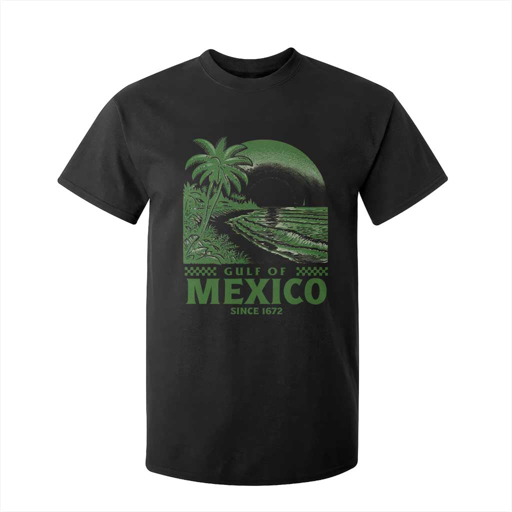 Gulf of Mexico Since 1672 T Shirt For Kid Retro Vintage Mexican Beach Forever TS10 Black Print Your Wear