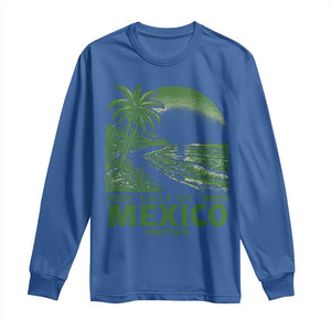 Gulf of Mexico Since 1672 Long Sleeve Shirt Retro Vintage Mexican Beach Forever TS10 Royal Blue Print Your Wear